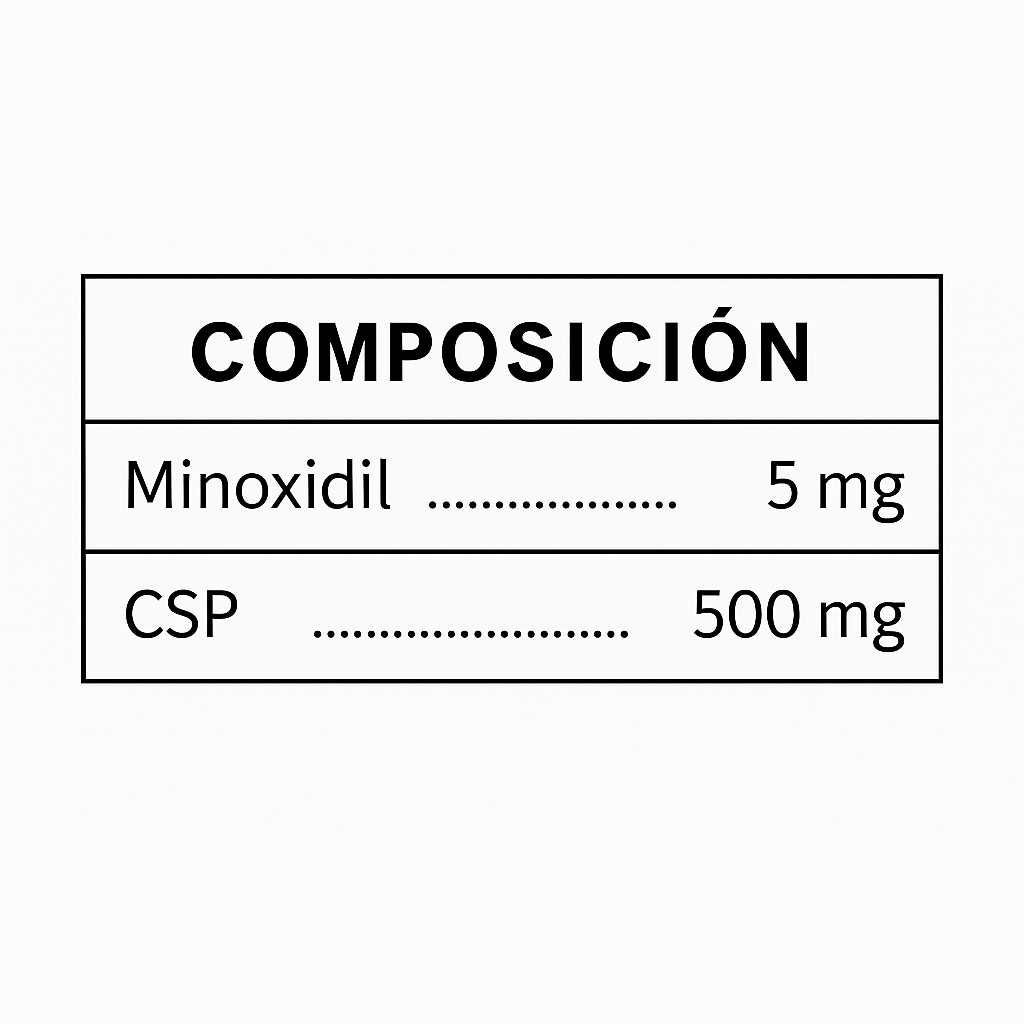 Minoxidil hombre