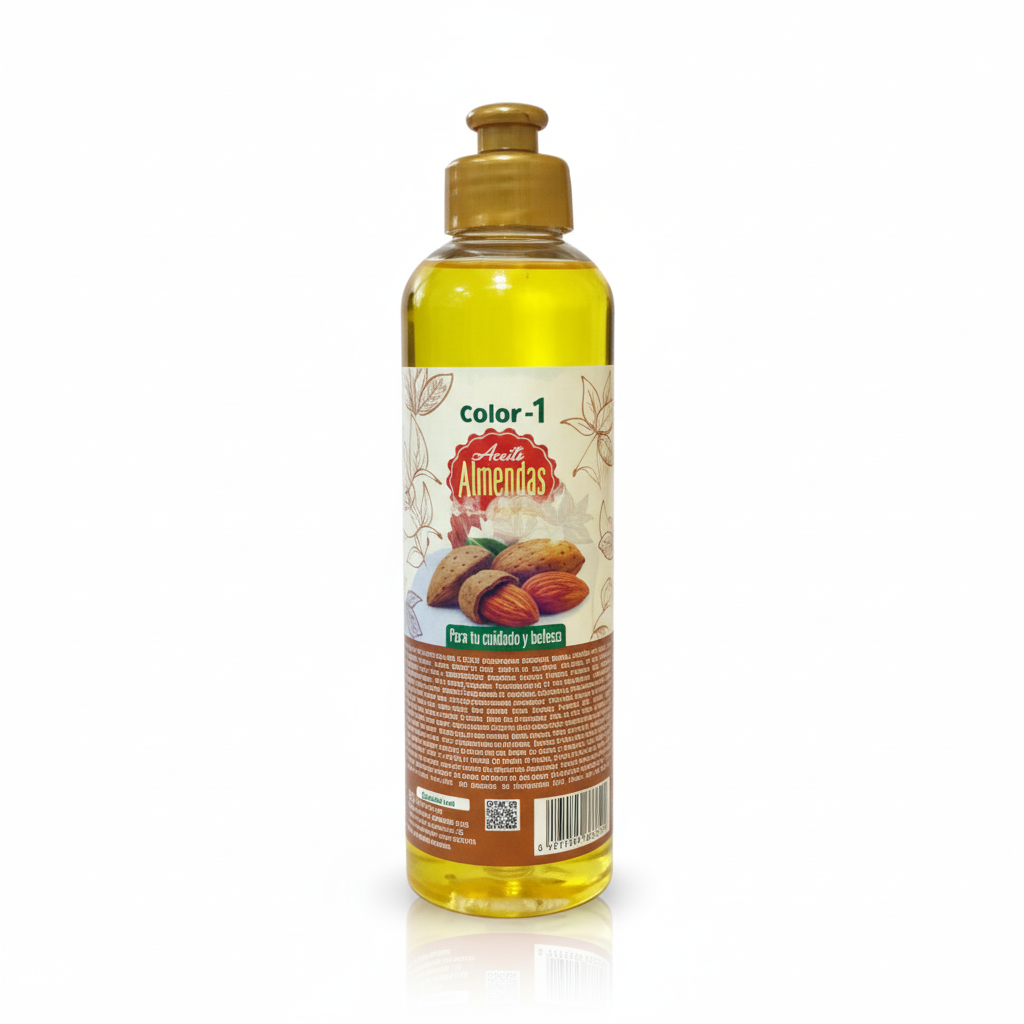 Aceite almendras cilindro x 240ml. Ib