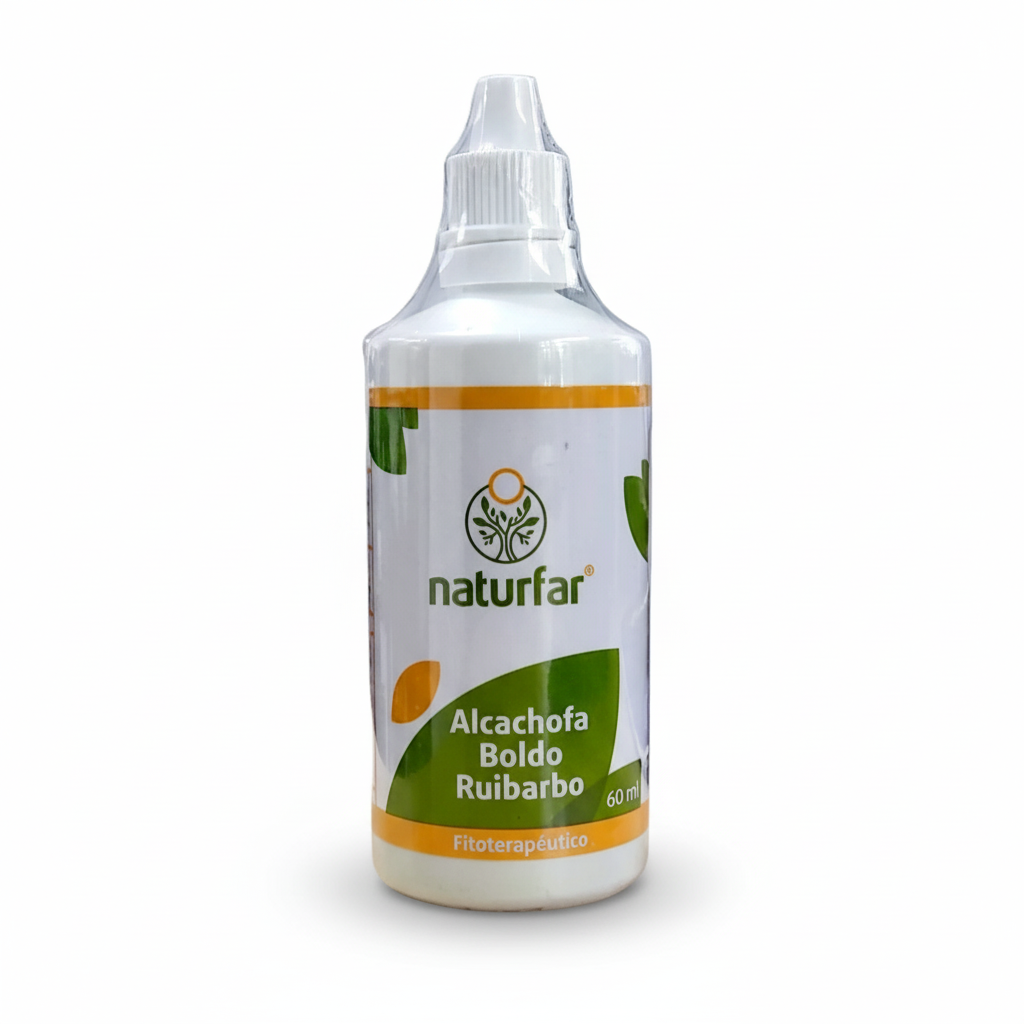 Alcachofa boldo ruibarbo x 60ml. Nf