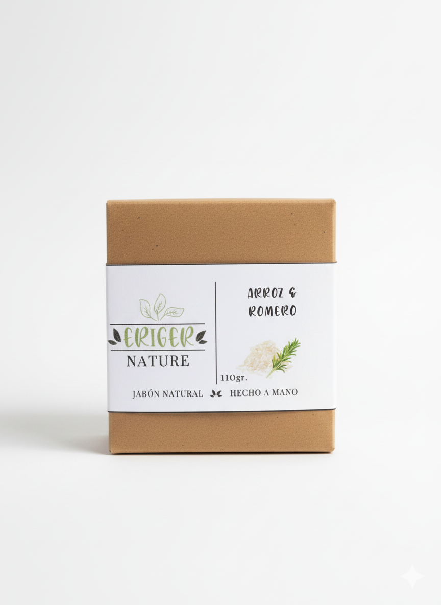 Arroz y romero jabon x 110gr. Egn