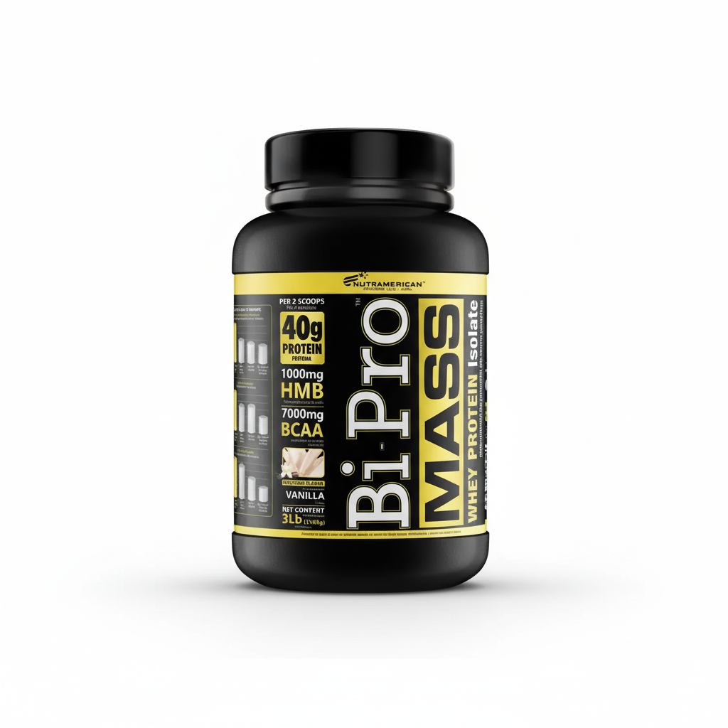 Bi-pro mass x 3lbs vainilla._ upn