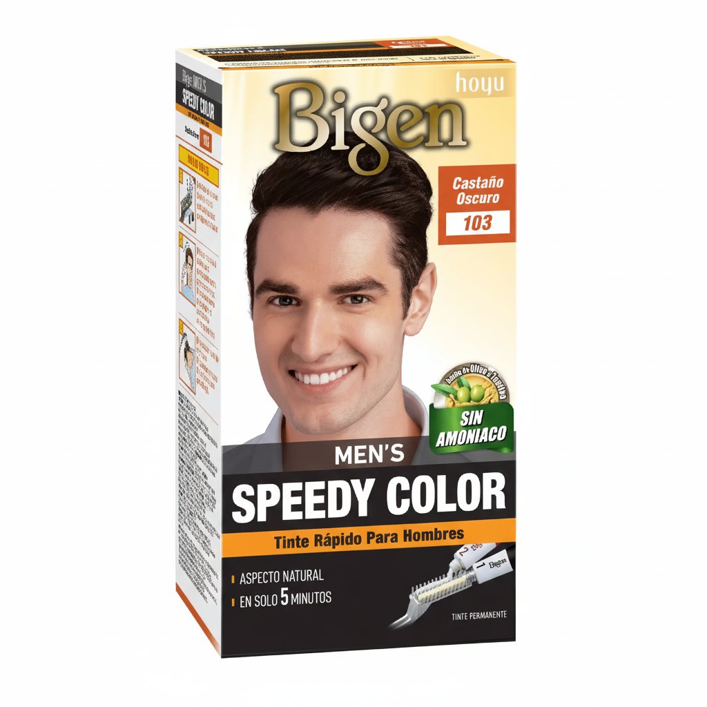 Bigen men #103 castaño oscuro. Bg