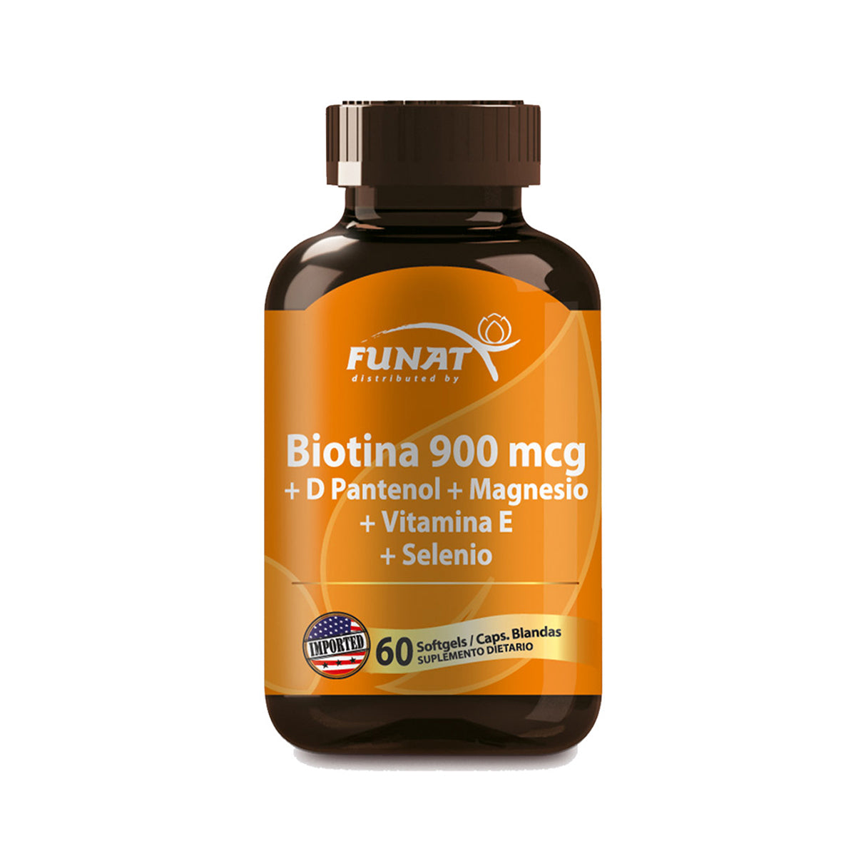 Biotina 900mcg pantenol x 60soft. Fu