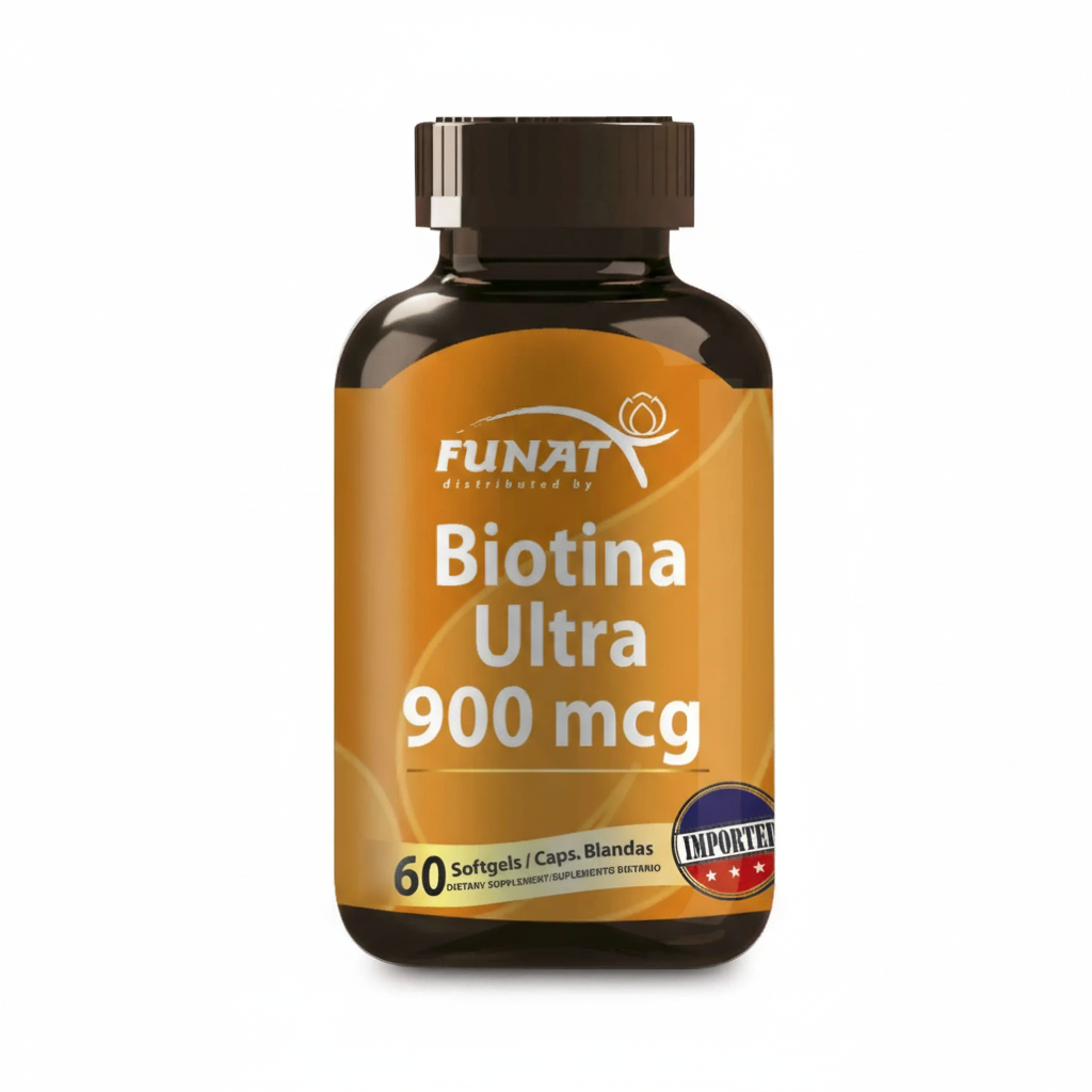 Biotina ultra 900mcg x 100caps. Xl