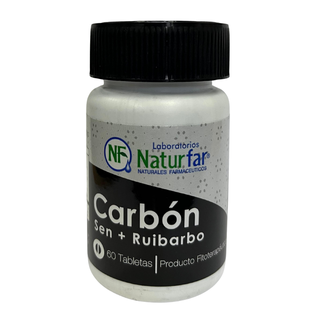 Carbon vegetal x 60tabs. Nf