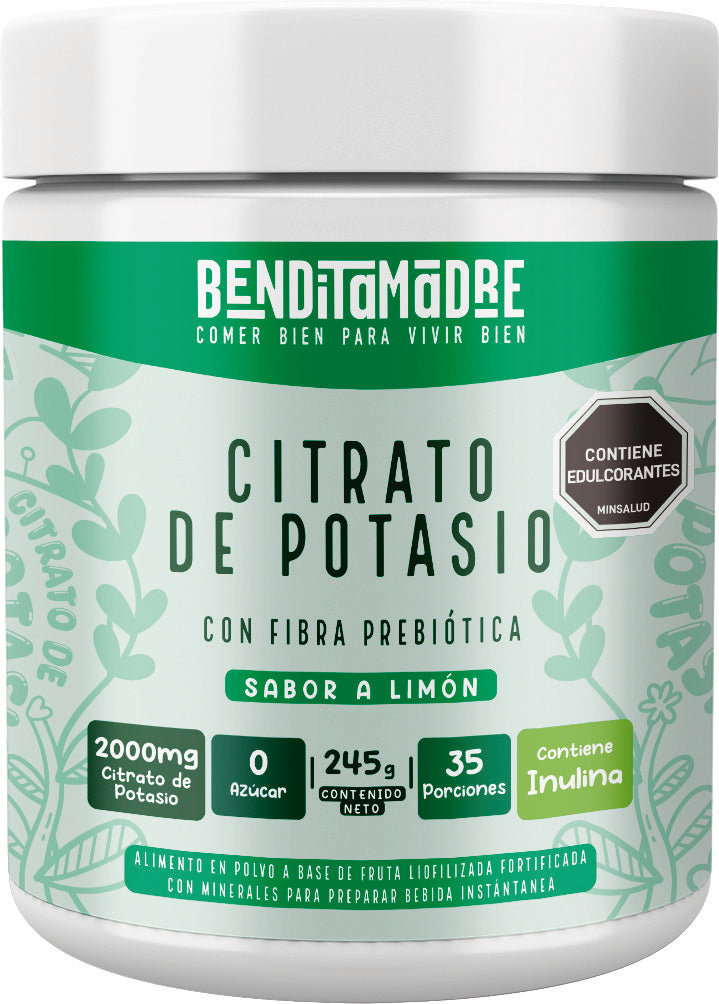 Citrato de potasio x 245gr. Bm