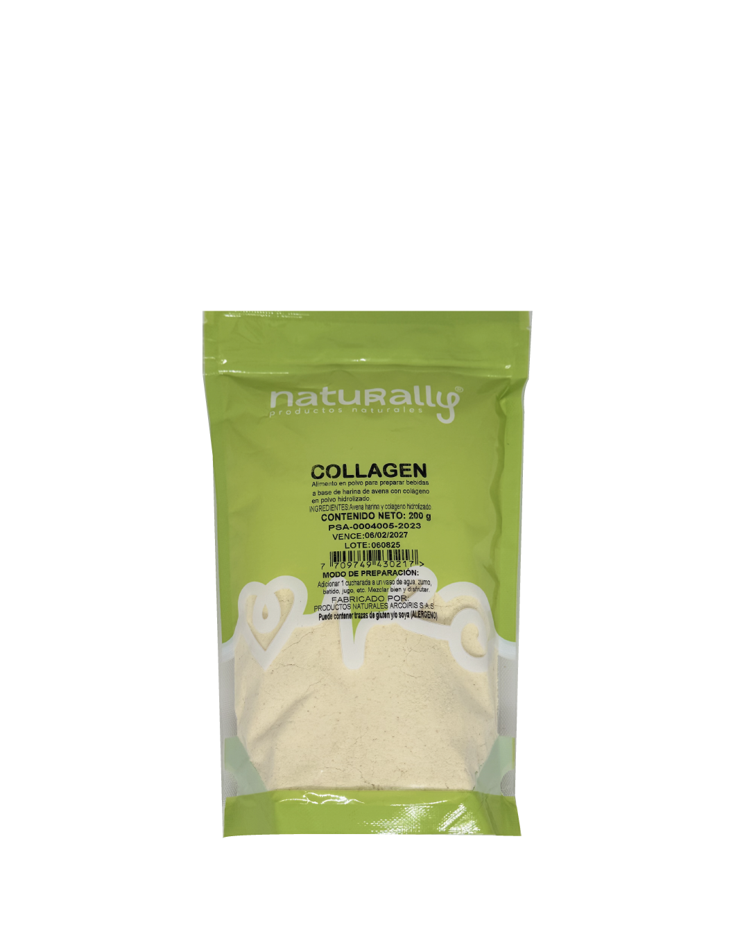 Colageno hidrolizado polvo x 200gr. Pa