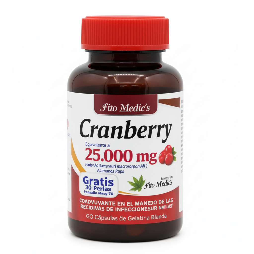Cranberry 25.000mg x 60caps. Fm