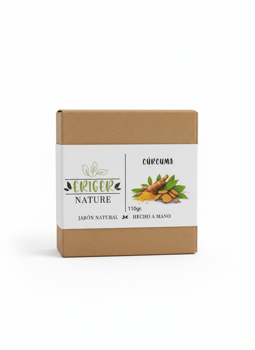 Curcuma jabon x 110g. Egn