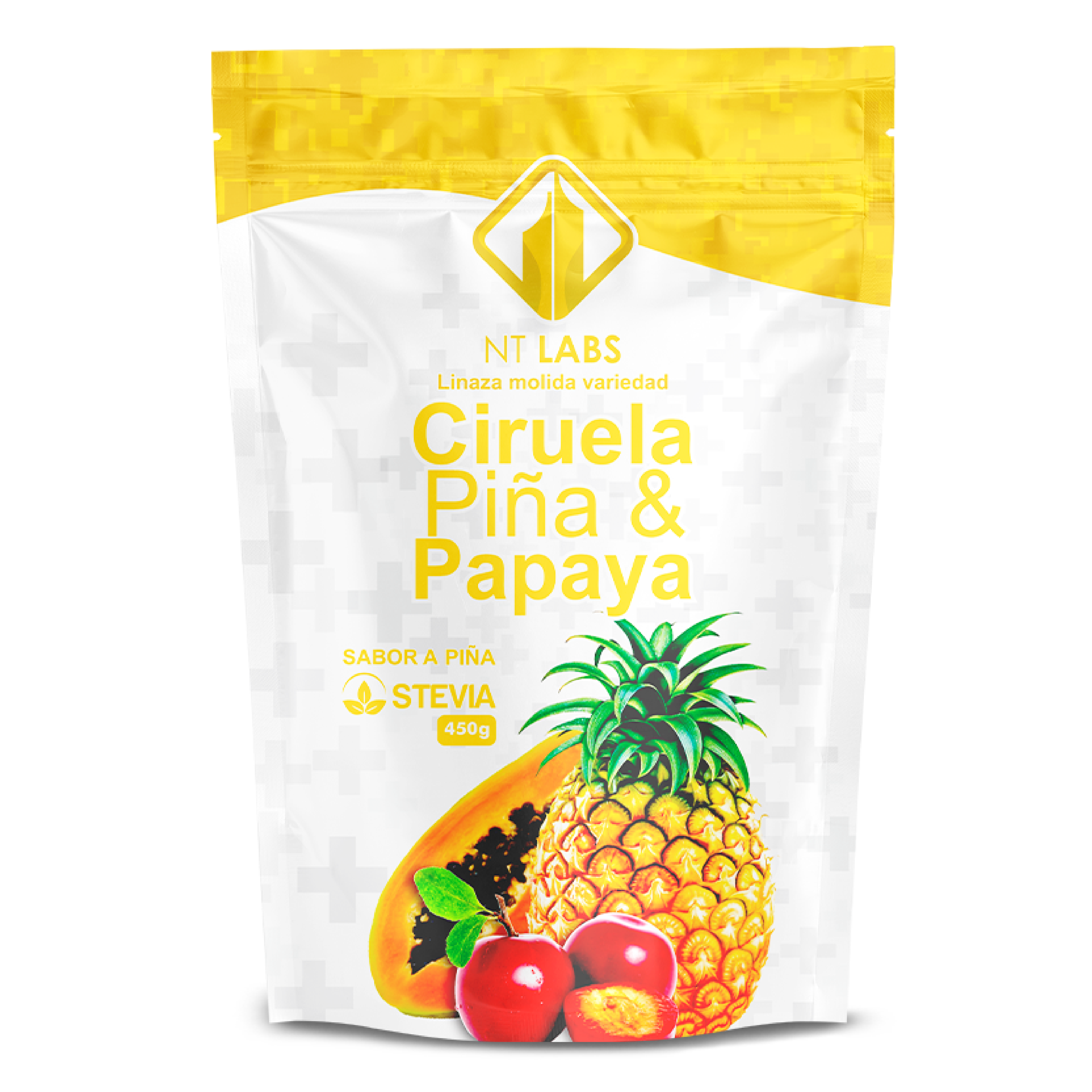Fibra piña ciruela x 450gr. Nt