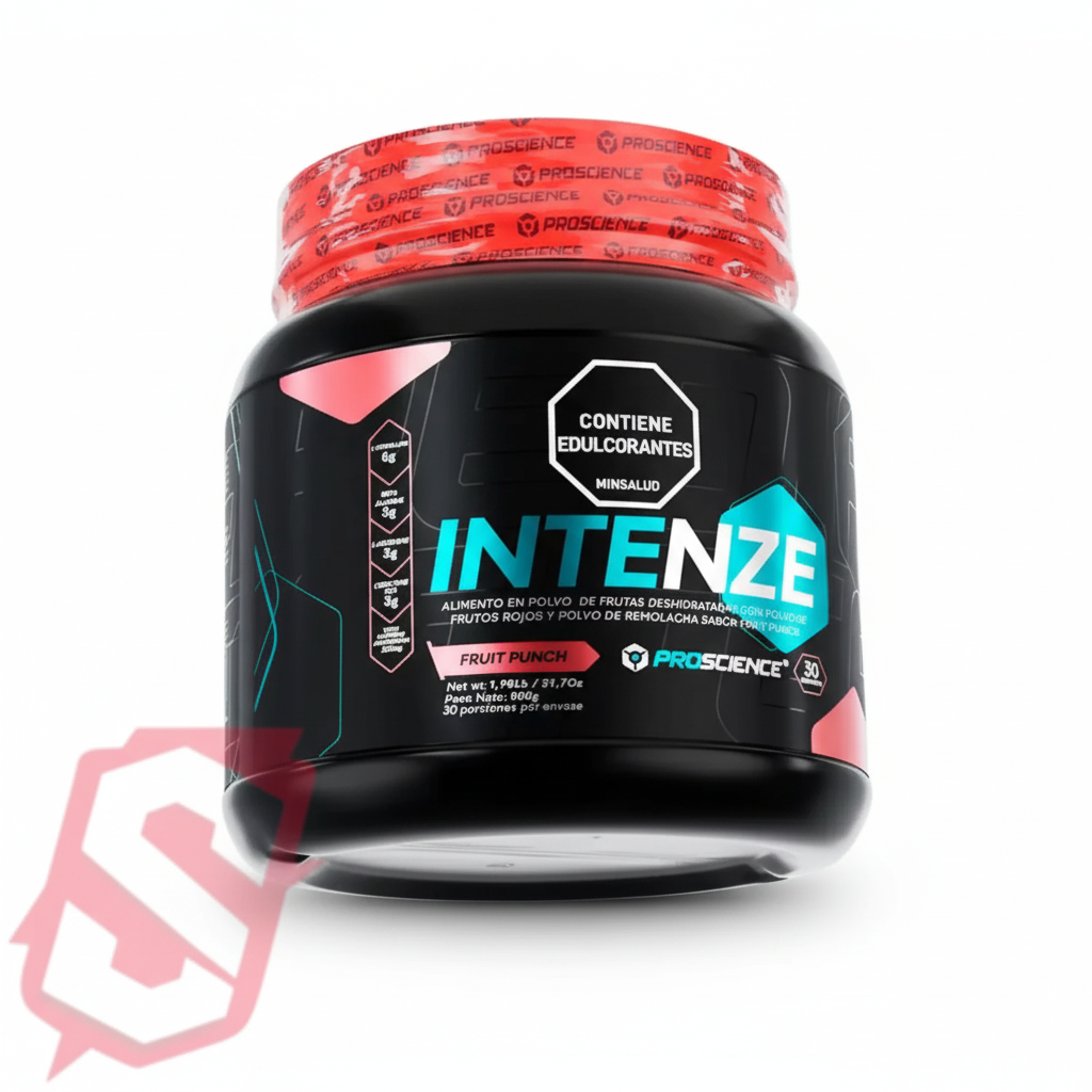 Intenze pre-entreno x 900gr fruit. Psc
