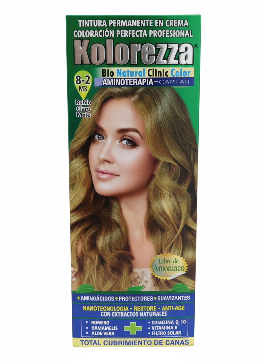 Kolorezza 8-2 rubio calro mate. Th