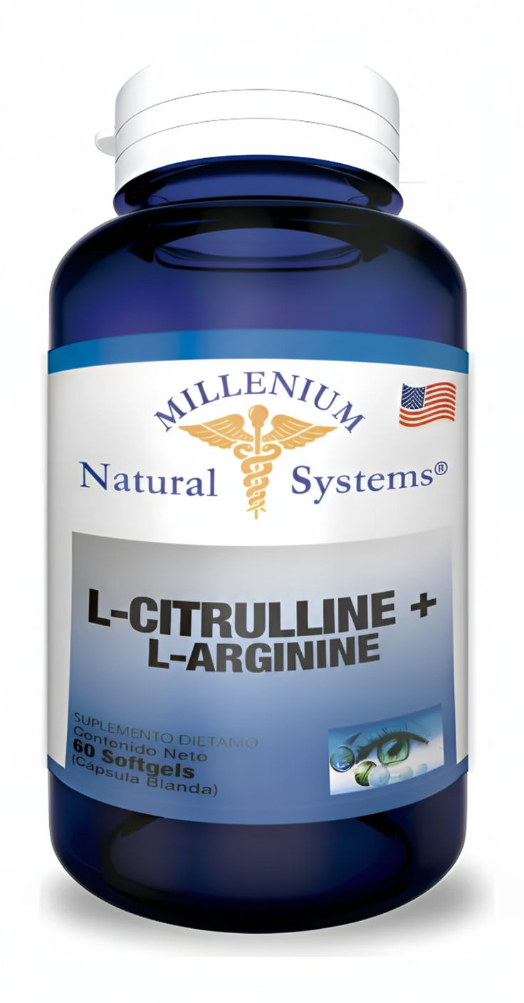 L-citrulline + l-arginine x 60soft. Ns