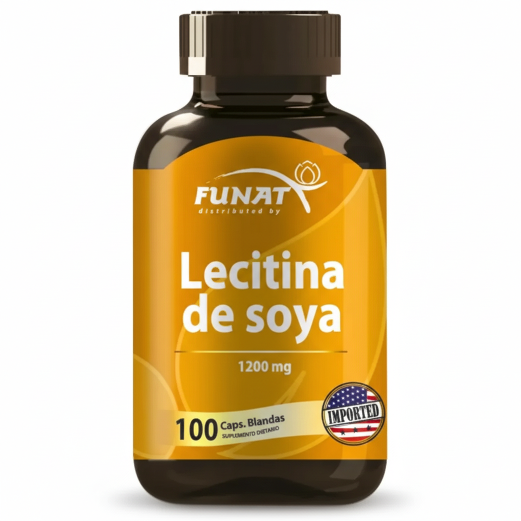 Lecitina de soya 1200mg x 100soft. Fu