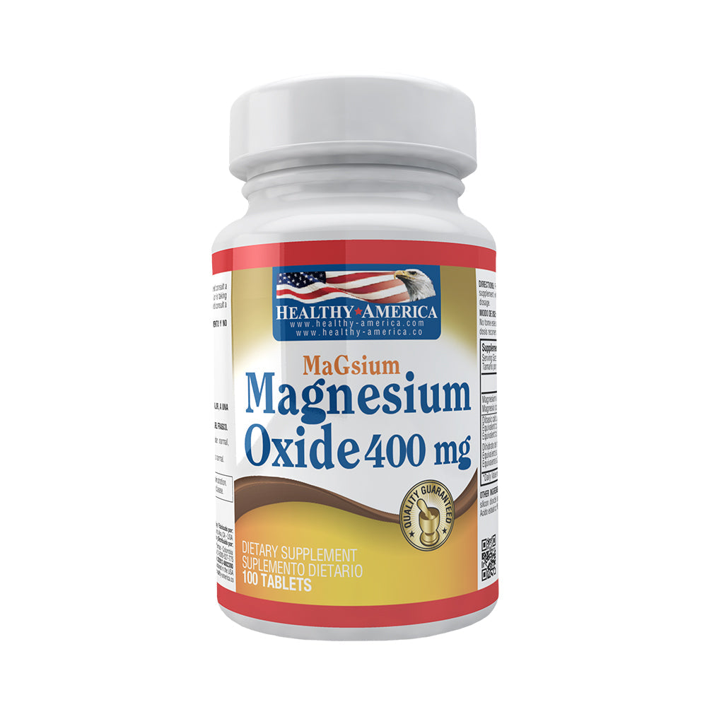 MAGNESIUM OX. 400MG X 100TABS. HA