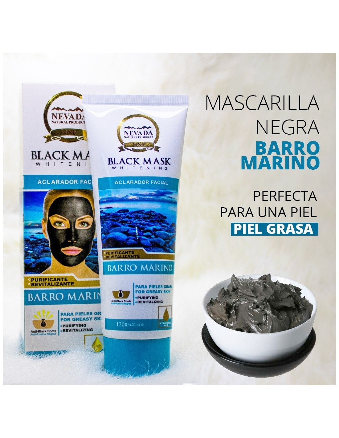 Mascarilla barro marino x 120gr. Dn