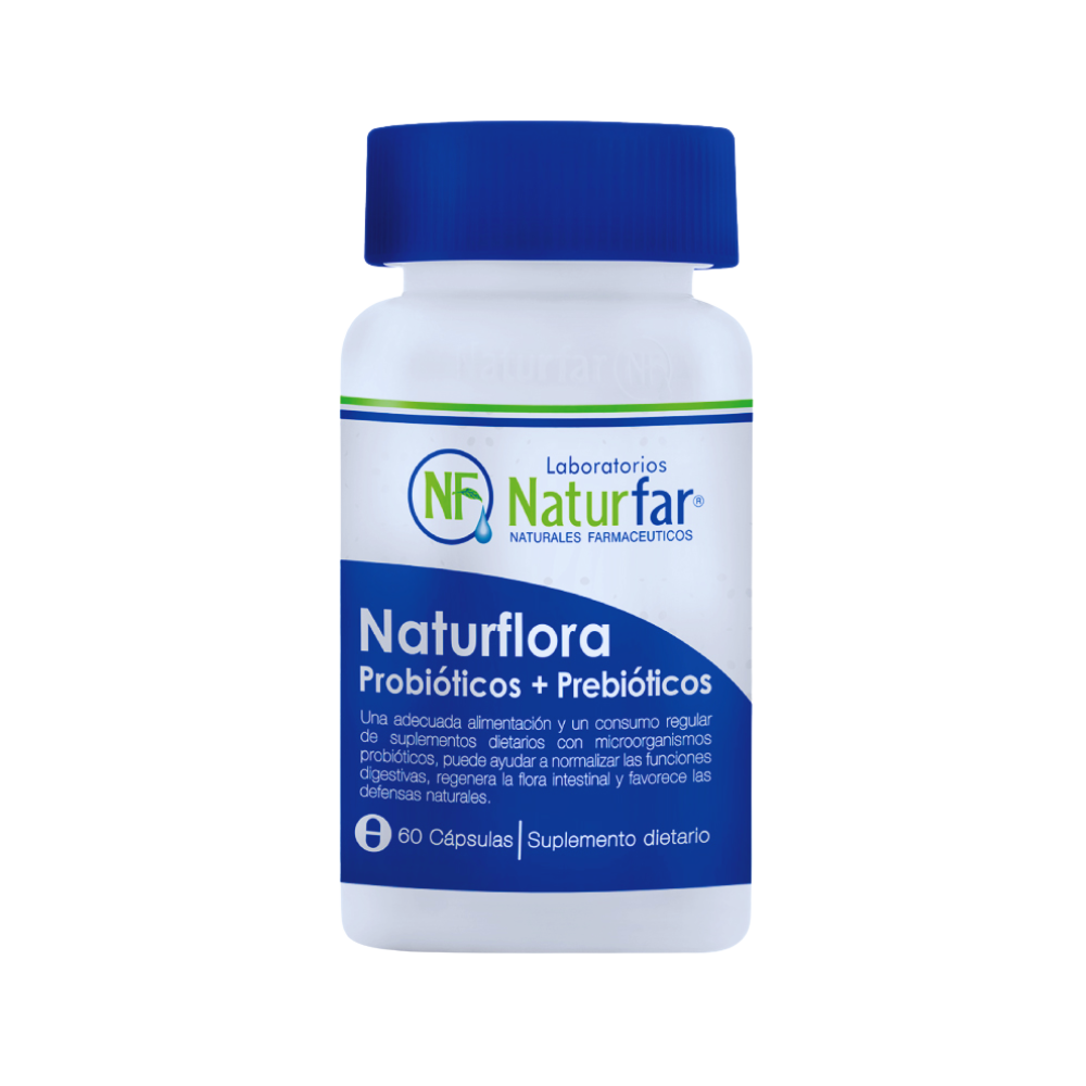 Naturflora pro-pre-bioticos x 60caps.nf