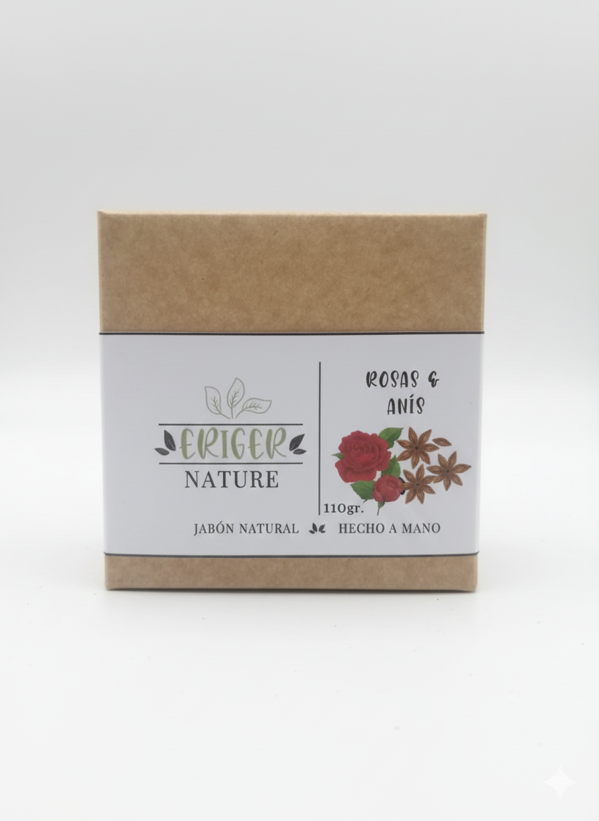 Rosas y anis jabon x 110g. Egn