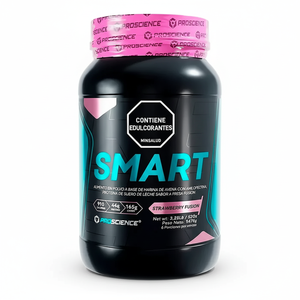 Smart gainer x 3lbs strawberry. Psc
