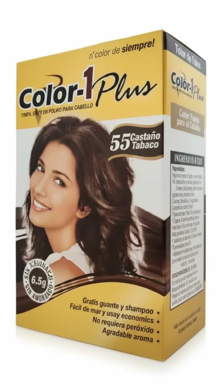 Tinte castaño tabaco plus #55. Ib