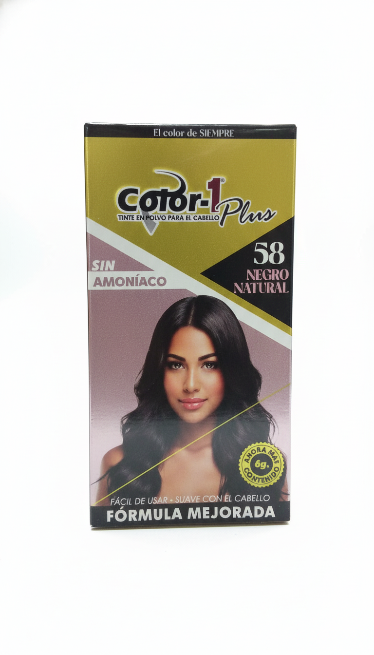 Tinte negro natural plus #58. Ib