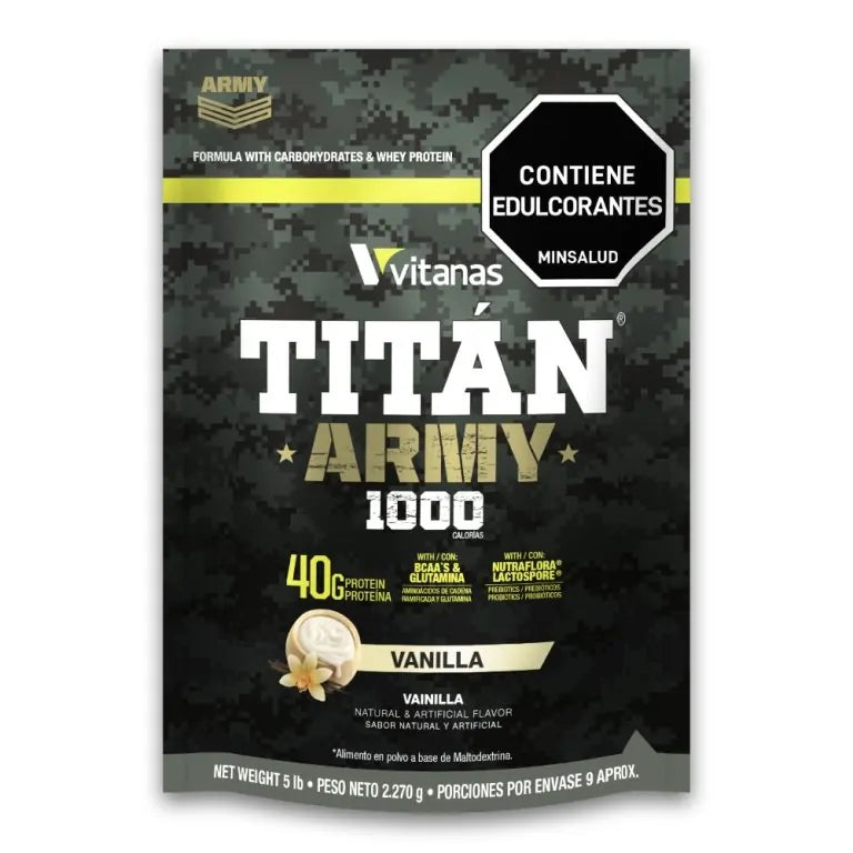 Titan army x 5lbs vainilla. Vit