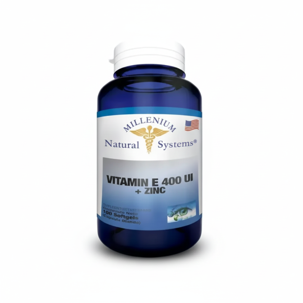 Vitamina e 400ui + zinc 100soft. Ns