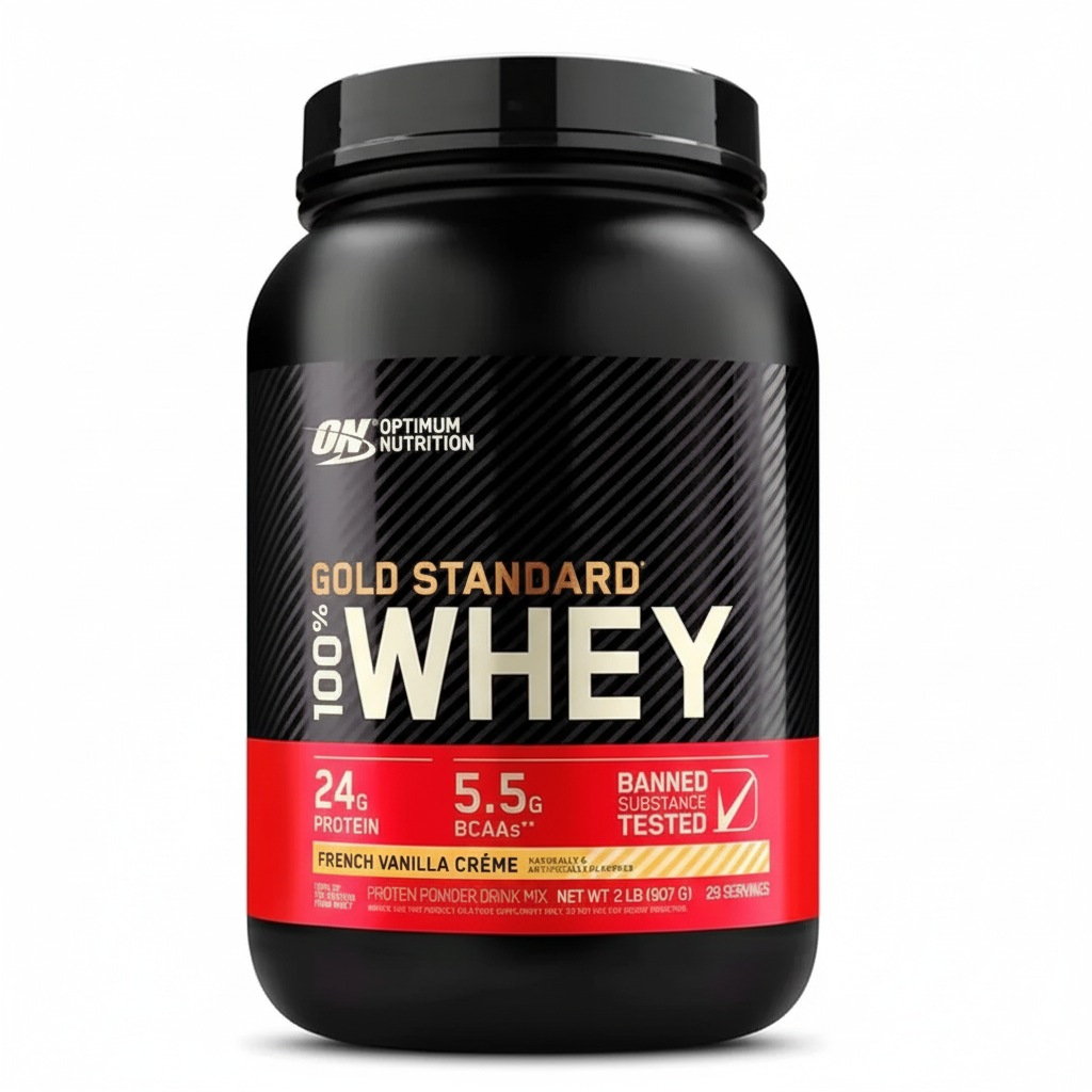 Whey gold standard x 2lb vainilla. On