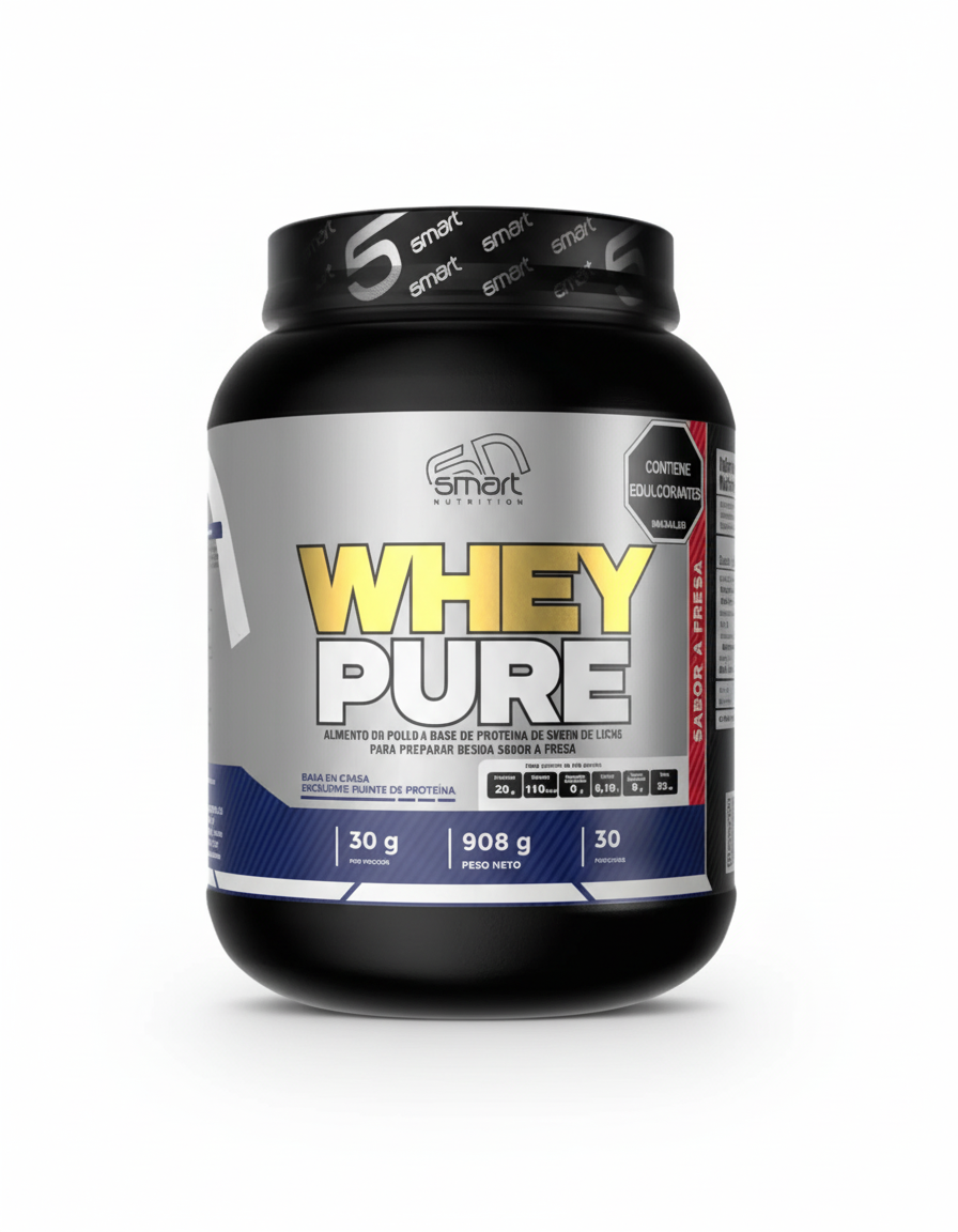 Whey pure x 2lbs fresa. Su