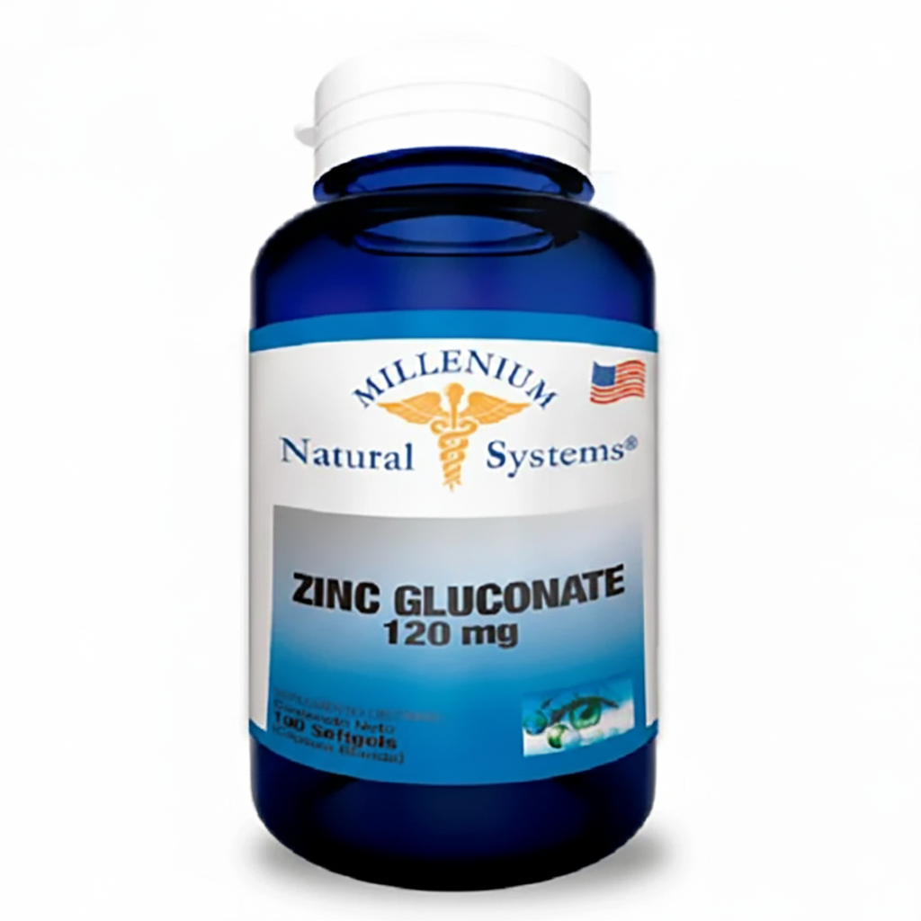 Zinc gluconate 120mg x 100soft. Ns